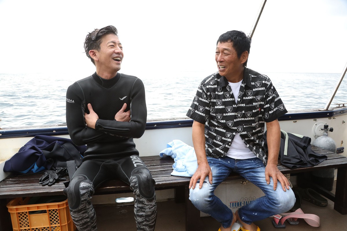 『さんタク』での様子(左から)木村拓哉、明石家さんま