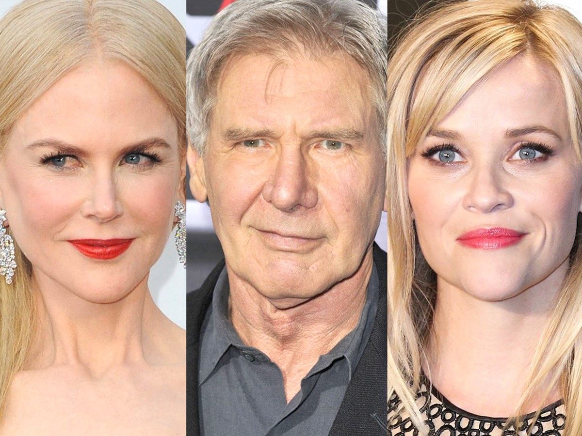 (左から)ニコール・キッドマン、ハリソン・フォード、リース・ウィザースプーン