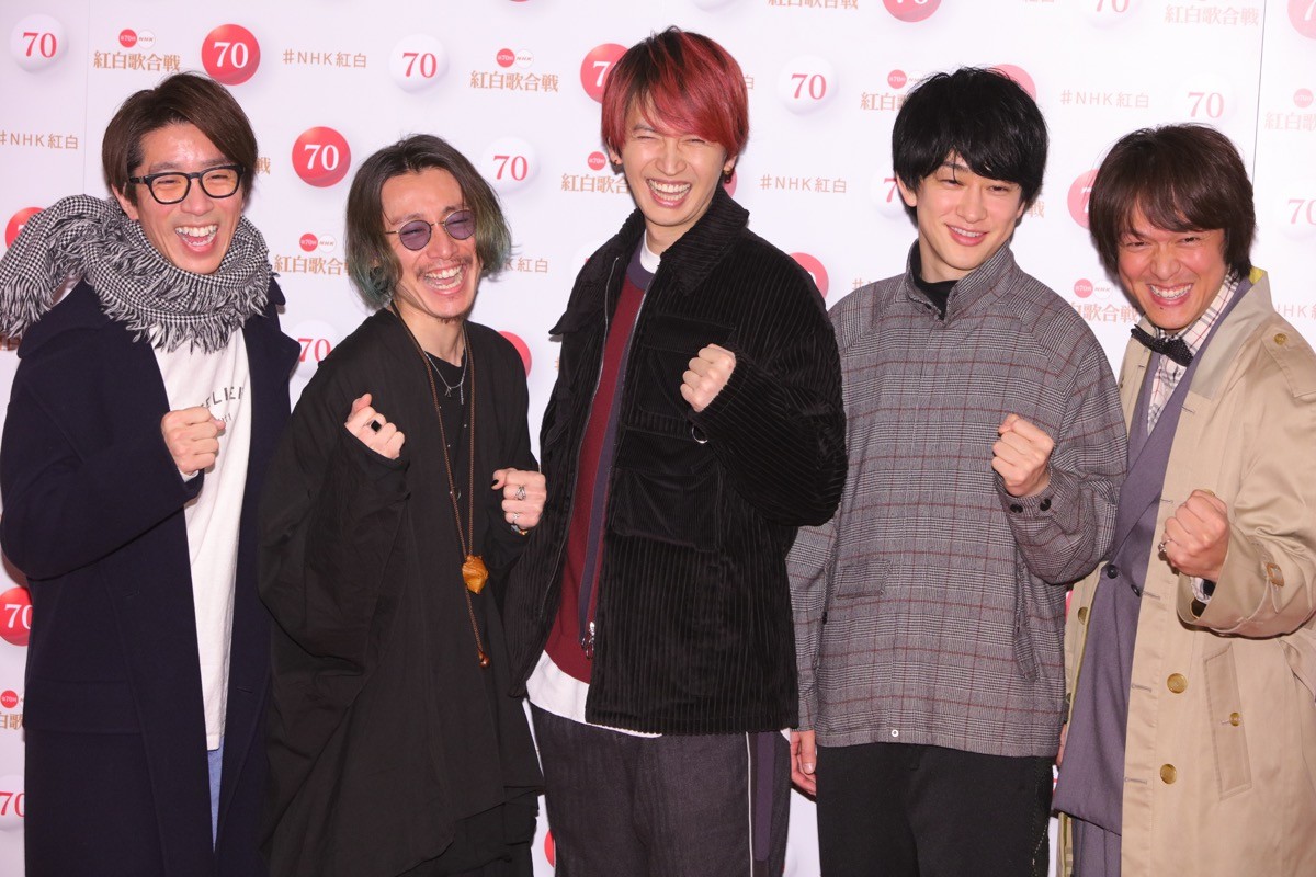 ＜紅白歌合戦＞関ジャニ∞、5人で初紅白　報道陣にまさかの“逆リクエスト”も