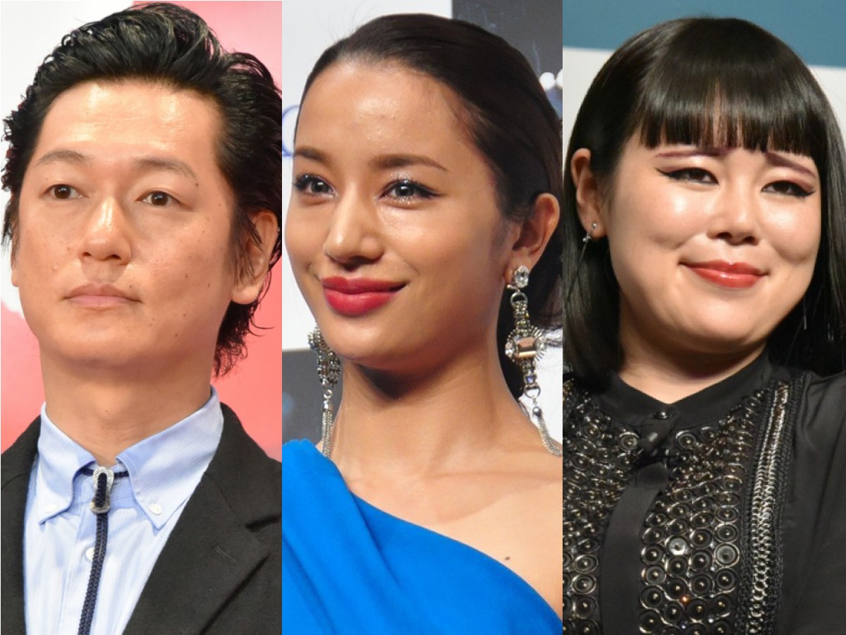 (左から)井浦新、高橋メアリージュン、ブルゾンちえみ