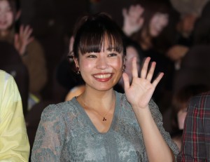 『映画 おかあさんといっしょ　すりかえかめんをつかまえろ！』プレミア上映会舞台あいさつに登場した上原りさ