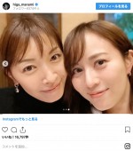 滝沢沙織、比嘉愛未 ※「比嘉愛未」インスタグラム