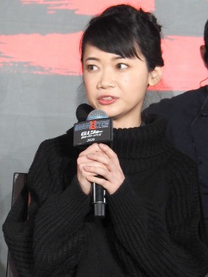 安部春香、映画『G.I.ジョー：漆黒のスネークアイズ』製作発表会に出席