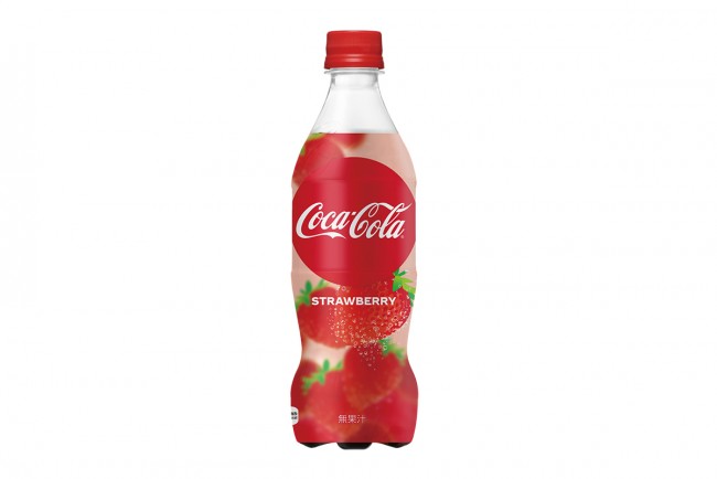 コカ・コーラ“世界初のストロベリー味”登場！　イチゴだらけのパッケージにも注目