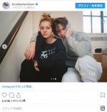 ニコラ・ペルツ＆ブルックリン・ベッカム　※「ブルックリン・ベッカム」インスタグラム