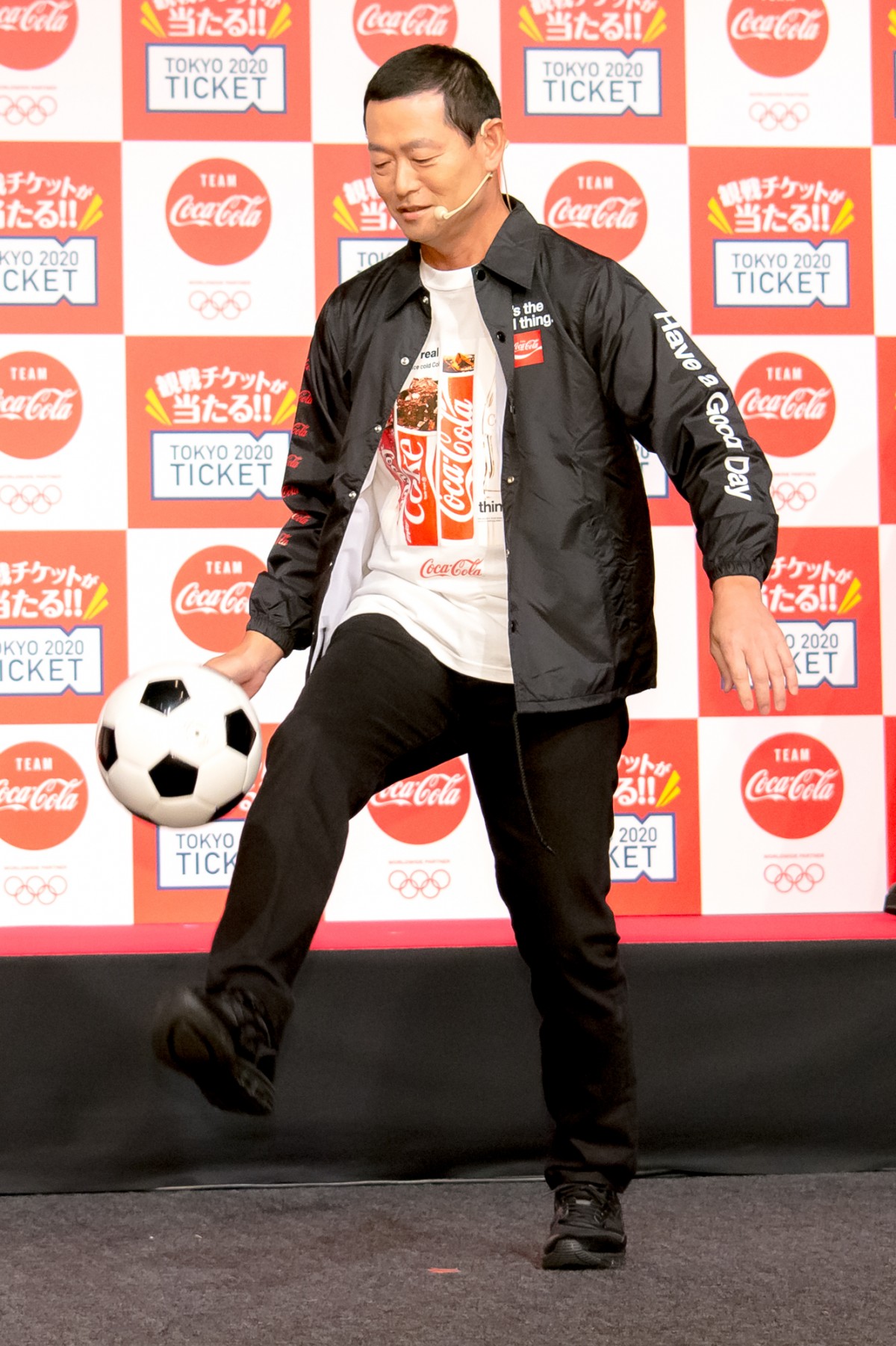 桑田真澄＆Matt、3年ぶりのイベント共演　親子でリフティング対決