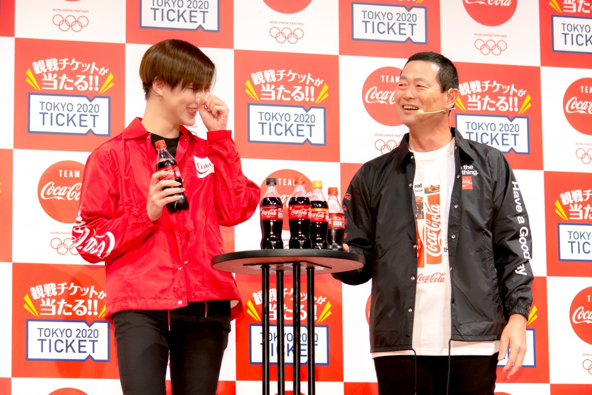 桑田真澄＆Matt、3年ぶりのイベント共演　親子でリフティング対決