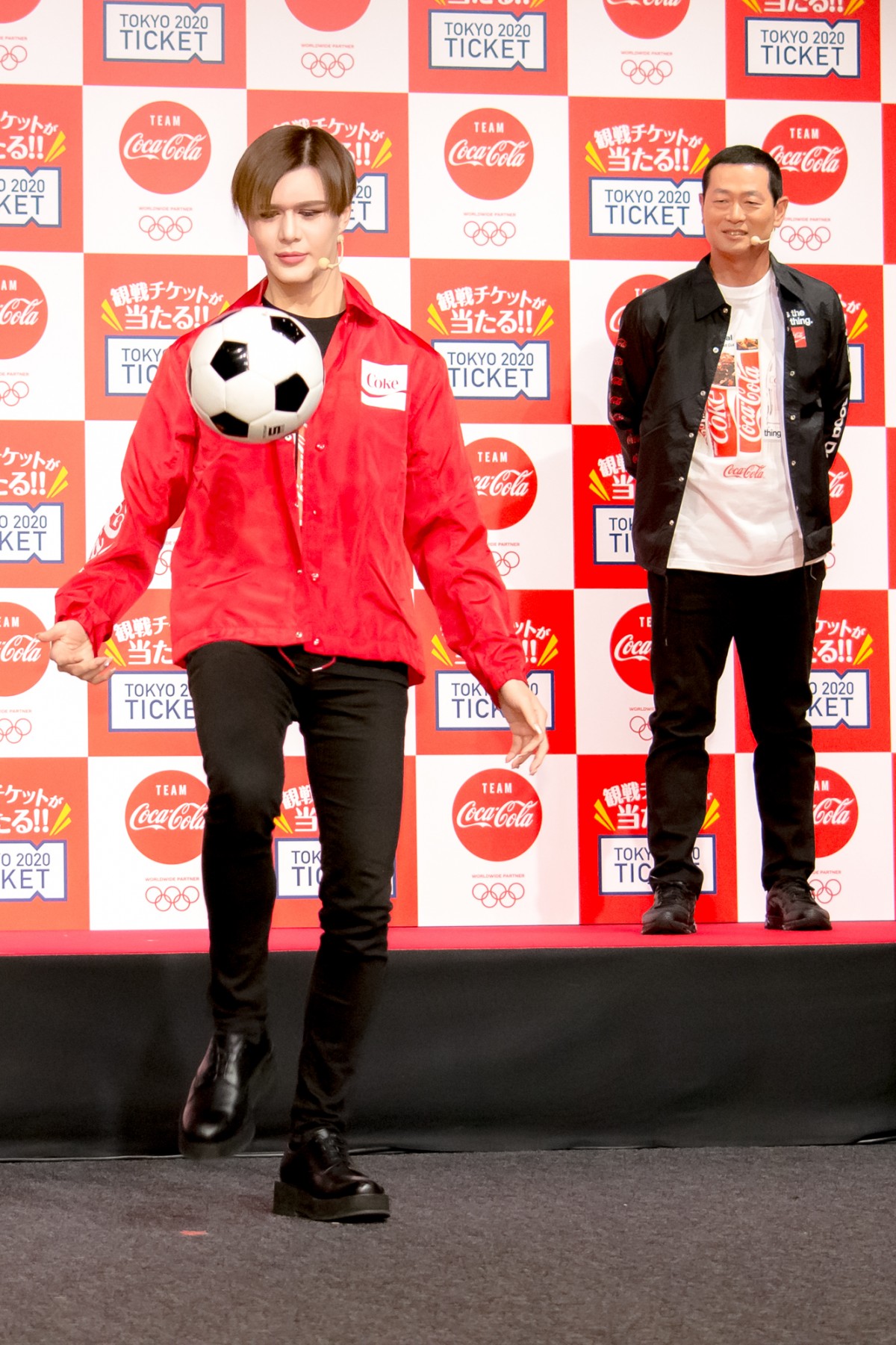 桑田真澄＆Matt、3年ぶりのイベント共演　親子でリフティング対決
