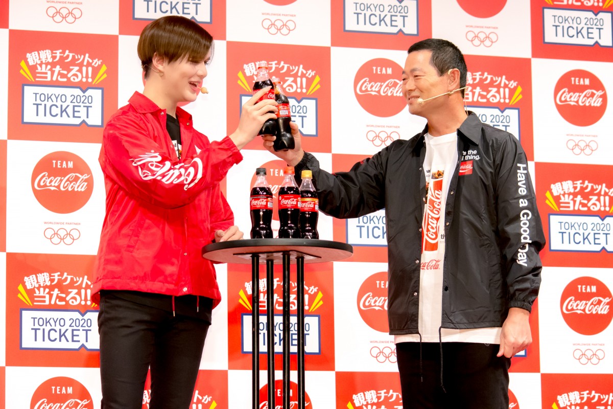 桑田真澄＆Matt、3年ぶりのイベント共演　親子でリフティング対決