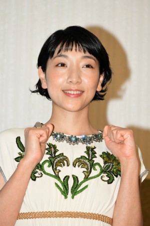 第43回日本アカデミー賞 優秀賞発表会見に登場した安藤サクラ