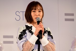 AKB48グループのVRライブ配信開始に関する記者発表会に登場したSKE48・須田亜香里