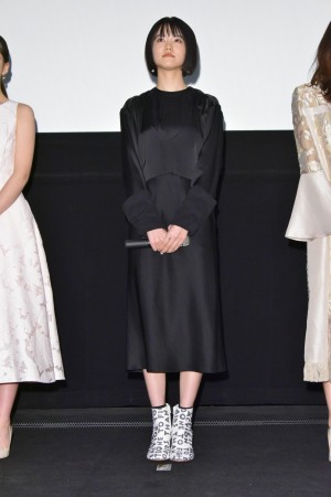 映画『mellow』初日舞台あいさつに登場した志田彩良
