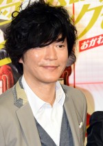 プレミアムドラマ『捜査会議はリビングでおかわり！』会見に登場した田辺誠一