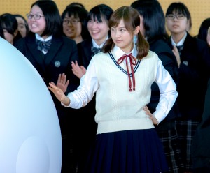 金曜ナイトドラマ『女子高生の無駄づかい』イベントに登場した恒松祐里