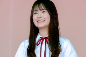 金曜ナイトドラマ『女子高生の無駄づかい』イベントに登場した畑芽育