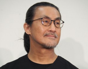 いのうえ歌舞伎『偽義経冥界歌』記者会見に登場した粟根まこと