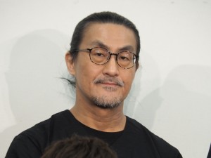 いのうえ歌舞伎『偽義経冥界歌』記者会見に登場した粟根まこと