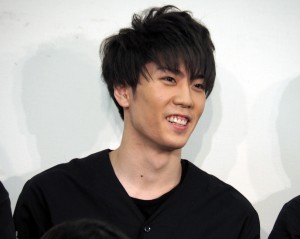 いのうえ歌舞伎『偽義経冥界歌』記者会見に登場した早乙女友貴