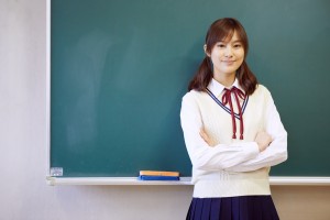 ドラマ『女子高生の無駄づかい』恒松祐里インタビューカット