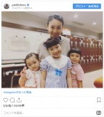 照子役の大島優子、子役たちと4ショット！　※「大島優子」インスタグラム