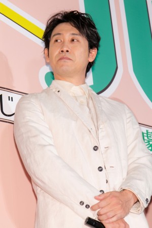 映画『グッドバイ～嘘からはじまる人生喜劇～』完成披露試写会に登場した大泉洋