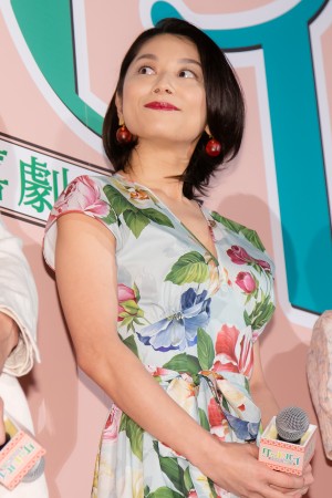 映画『グッドバイ～嘘からはじまる人生喜劇～』完成披露試写会に登場した小池栄子