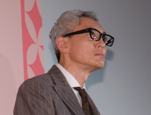 映画『グッドバイ～嘘からはじまる人生喜劇～』完成披露試写会に登場した松重豊