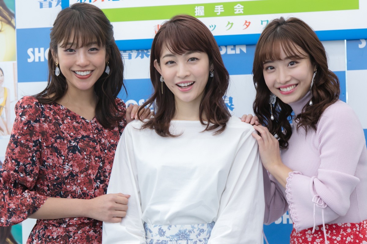 岡副麻希「下着の替えが大変でした」プールでの撮影秘話　新井恵理那は「毛をそりました」