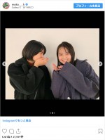 （左から）上白石萌歌、伊藤万理華　※「上白石萌歌」インスタグラム