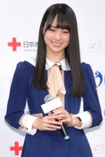 令和2年「はたちの献血」キャンペーン PRイベントに登場した乃木坂46・賀喜遥香