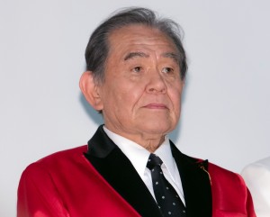 映画『星屑の町』完成披露上映会に登場した渡辺哲