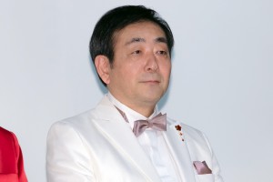 映画『星屑の町』完成披露上映会に登場した菅原大吉