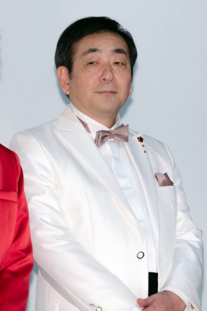 映画『星屑の町』完成披露上映会に登場した菅原大吉