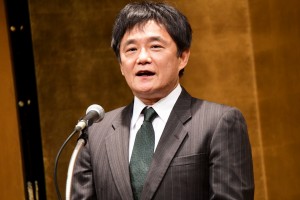 第54回紀伊國屋演劇賞 贈呈式に登場した東憲司氏（劇団桟敷童子）