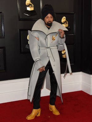 タイ・ハンター、第62回グラミー賞レッドカーペットに登場