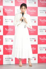 「ネイリー新CM発表会」に登場した川口春奈