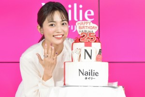 「ネイリー新CM発表会」に登場した川口春奈