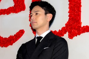 映画『Ｒｅｄ』完成披露舞台あいさつに登場した妻夫木聡