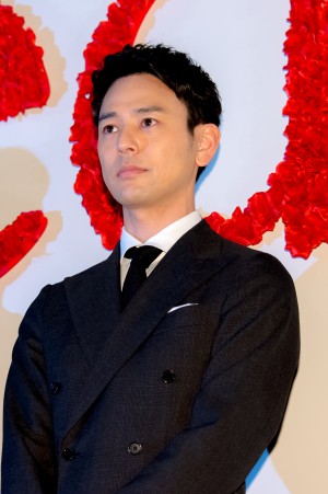 映画『Ｒｅｄ』完成披露舞台あいさつに登場した妻夫木聡