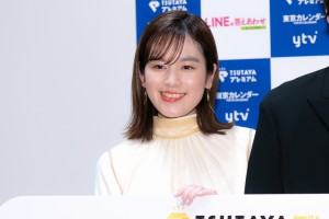 読売テレビドラマ『LINEの答えあわせ～男と女の勘違い～』囲み取材に登場した筧美和子