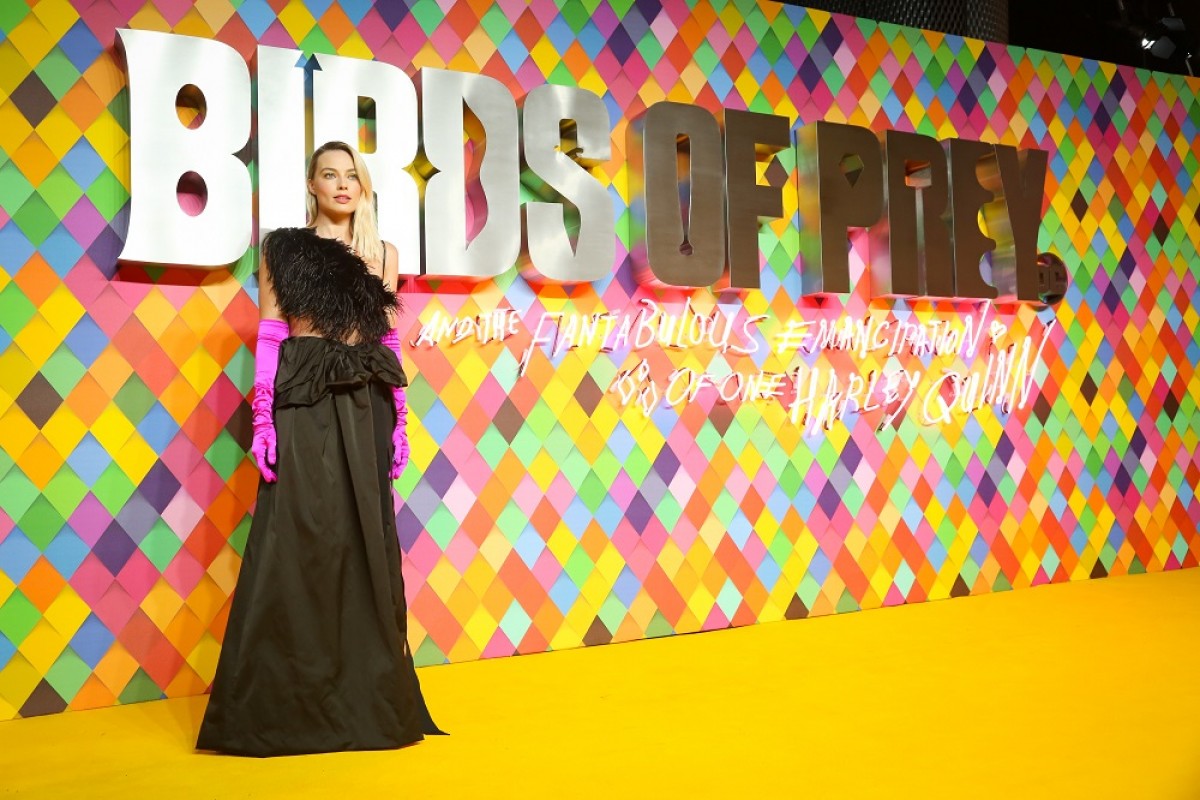 映画『ハーレイ・クインの華麗なる覚醒 Birds of Prey』ロンドンプレミアに出席したマーゴット・ロビー