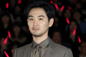 映画『影裏』完成披露試写会に登場した松田龍平