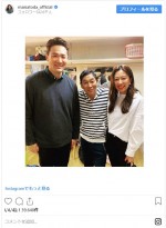 里田まい、明石家さんま、夫・田中将大と　※「里田まい」インスタグラム