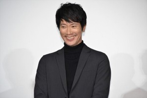 映画『嘘八百 京町ロワイヤル』初日舞台あいさつに登場した佐々木蔵之介