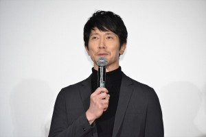 映画『嘘八百 京町ロワイヤル』初日舞台あいさつに登場した佐々木蔵之介