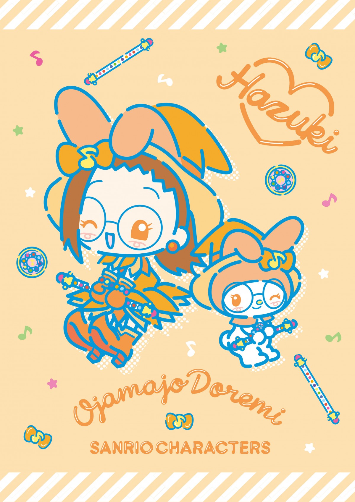 「おジャ魔女どれみ×サンリオキャラクターズ」コラボデザイン