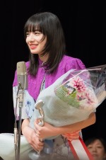 「第41回ヨコハマ映画祭」にて主演女優賞を受賞した小松菜奈