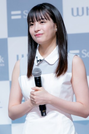 Whiz 新キャンペーン発表会に登場した広瀬すず