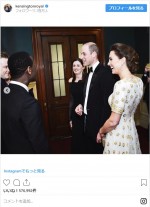 キャサリン妃＆ウィリアム王子、第73回英国アカデミー賞（BAFTA）授賞式に出席　※「Kensington Palace」インスタグラム