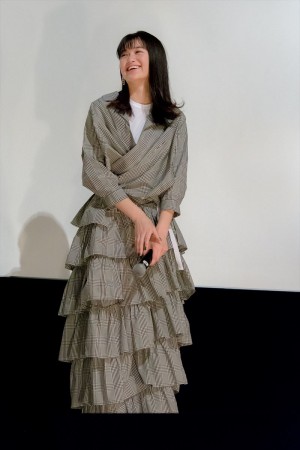 映画『ファンシー』公開記念舞台あいさつに登壇した小西桜子